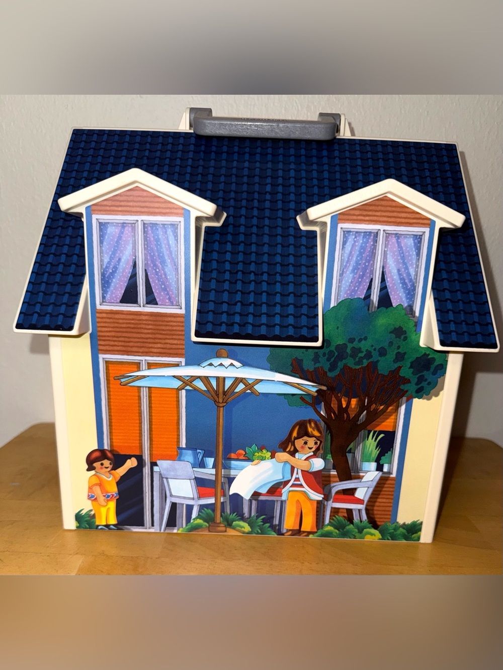Playmobil Take Along Modern Doll House (Set #70985), All Accessories Included